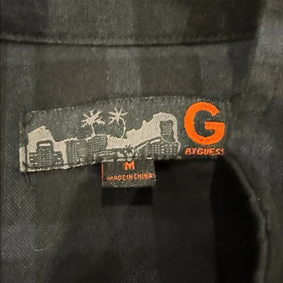 G by Guess Dark Blue Military Jacket - Picture 2 of 7